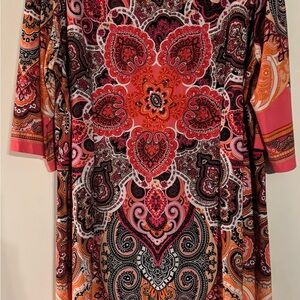 Paisley Print Women's Dress